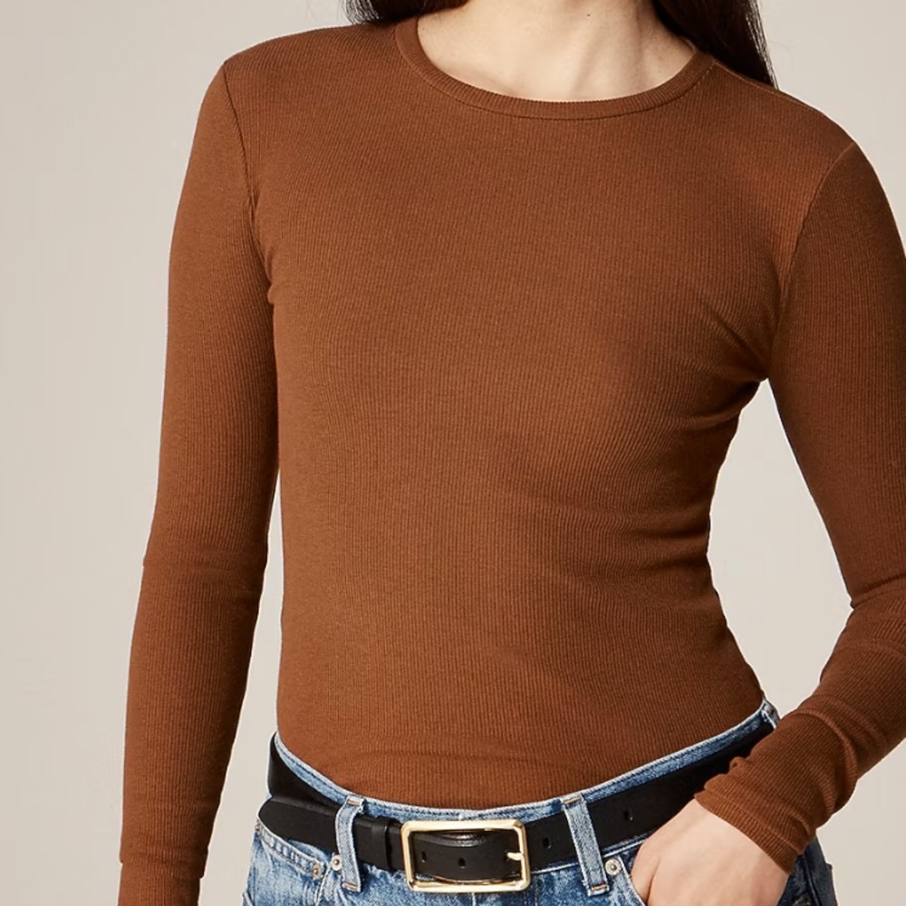JCrew Perfect Rib Long Sleeve